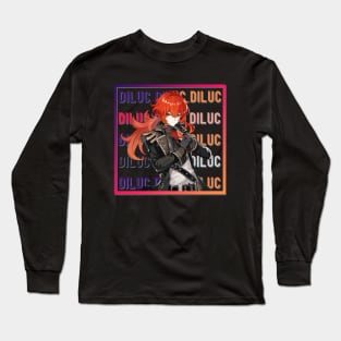 Genshin Impact Diluc Long Sleeve T-Shirt